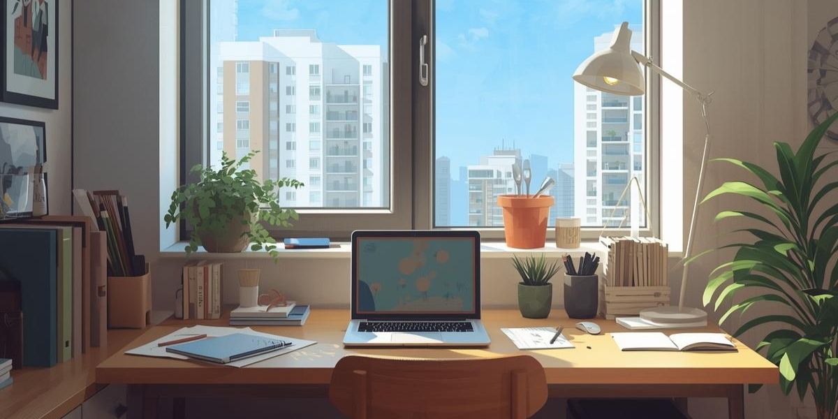 Ambiente organizado favorecendo a concentração